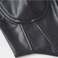 thumbnail image 5 of Byworldtasic Corset Tops For Women Women's Leather Thin Shoulder Strap With Steel Ring Front Buckle Tight Fitting Fishbone Shaping Corset, 5 of 9