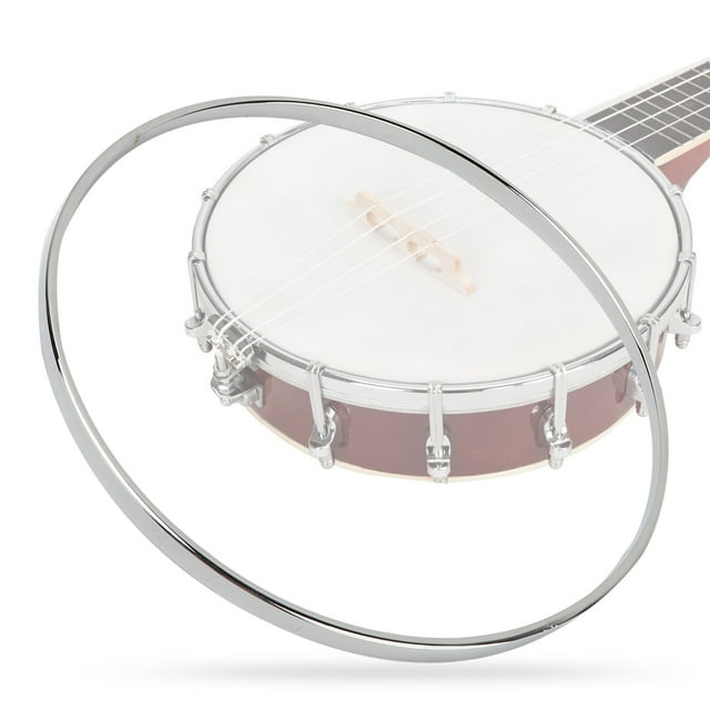 Steel Banjo Skin Hoop, Silver Banjo Tension Hoop, Banjo Hoop Replacement For Music Enthusiasts Luthiers