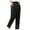 Black, variant on Cargo Pants for Men Baggy Casual Athletic Jogger Sports Trousers Solid Color Corduroy Streetwear Trousers Loose Fit Casual Cargo Pant,Black,M