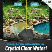 Aquatic Experts - Carbon Infused Filter Pad Media for Crystal Clear Aquarium Fish Tank - 1 Thick, 10.5 x 36