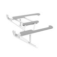 thumbnail image 3 of Support pour Ordinateur Portable Portable Pliable à Hauteur Réglable, Support pour Ordinateur Bloc-Notes à Design Ajouré, Support pour Ordinateur Portable, Blanc, 3 of 9