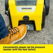 Kärcher Pressure Washer K2300PS, CETA Certified, 4 Spray Nozzles, Detergent Tank, Hose Reel, For Cars, Driveways, Siding, Patios, 1.2 GPM