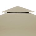 thumbnail image 2 of vidaXL Gazebo Cover Canopy Replacement 310 g / m² Beige 3 x 4 m, 2 of 4