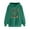 Mint Green Sweatshirts, variant on Qetyuw Cute Giraffe Print Sweatshirt for Women Solid Color Graphic Hoodies with Pocket Winter Warm Fleece Long Sleeve Pullover