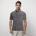 thumbnail image 1 of Men's Shirt Button Short Sleeve Casual Solid Top for Everyday Everyday Weekend Wear Lightweight Breathable Summer, 1 of 3
