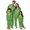 01_Green, variant on GPOECD Christmas Pajamas for Family Family Matching Pajamas Long Sleeve Silk-like Satin Sleepwear Holiday Outfit Pure Color Two Piece Pajama Sets Winter,02_Green,11-12 Years