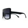thumbnail image 3 of Womens Chic Shield Butterfly Oversize Diva Sunglasses Black Smoke, 3 of 4
