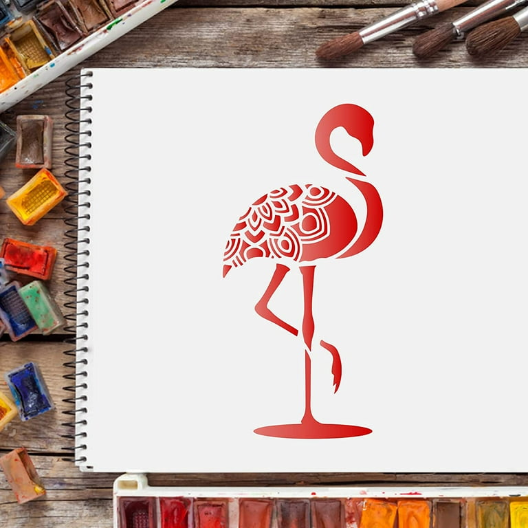 How to Draw a Flamingo with POSCA Pens