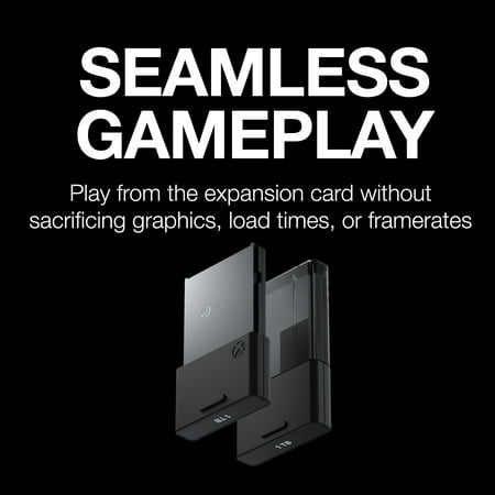 Seagate - 1TB Storage Expansion Card for Xbox Series X|S Internal NVMe SSD - Black