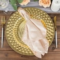 thumbnail image 5 of BalsaCircle 6 Round Gold 13" Plastic Charger Plates  Sparkling Diamond Design Party Events Decorations Supplies, 5 of 8