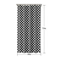 thumbnail image 5 of Black and White Small Checkered Pattern Shower Curtain 36"x72" ,Bathroom Decorative Shower Curtains Set with 12 Hooks,Modern Waterproof Washable Shower Curtain, 5 of 6
