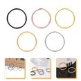 thumbnail image 2 of Shisuyan 5pcs Nose Hoops Ear Rings Stainless Steel Fake Nose Rings Body Piercing Jewelry, 2 of 8