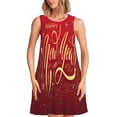 thumbnail image 1 of Fotbe Happy New Year Vestido de Verano sin Mangas para Mujer – Vestido Midi Línea A, Estilo Camiseta Floral, Vestido Playero Casual y Fluido, 1 of 7