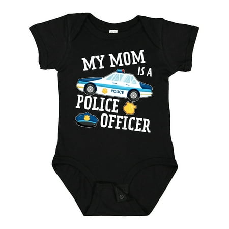 

Inktastic My Mom is a Police Officer Gift Baby Boy or Baby Girl Bodysuit