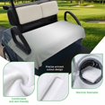 thumbnail image 5 of Golf Cart Seat Covers for 2 Seater,Grey Green Orange Ombre Microfiber Cart Seat Towel Blanket,Modern Gradient Abstract Art Absorbent Breathable Non Slip Bench Seats Protector for Golf Course 51"x31", 5 of 9