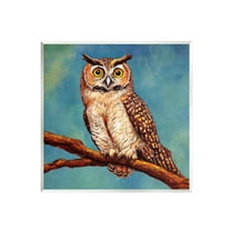 Detailed Owl Painting Nature Animals & Insects Painting Unframed Art Print Wall Art