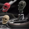 thumbnail image 4 of Fairnull Gear Shift Knob Simple Installation Exquisite Craftsmanship Car Accessories Skull Head Manual Car Gear Stick for ATV, 4 of 9
