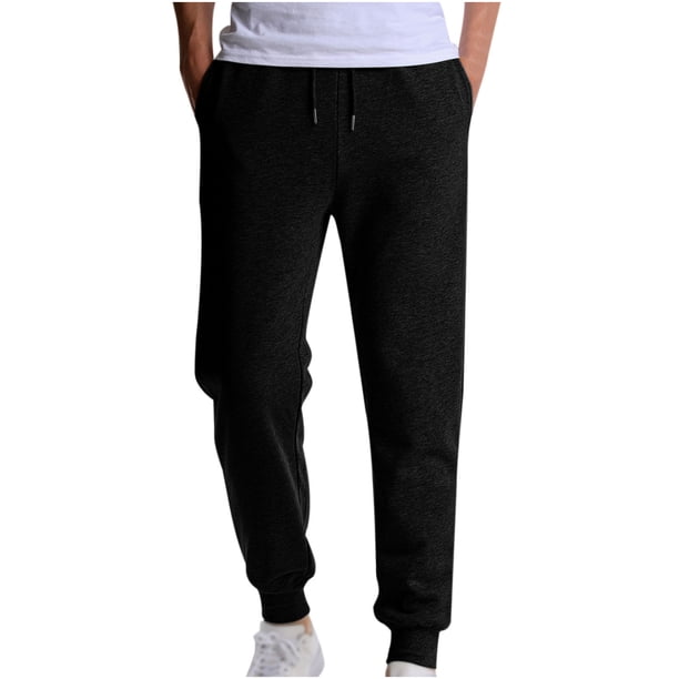 Los hombres y las mujeres pueden usar pantalones de jogging con cordón de color sólido Fridja hfkajh100476