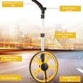 thumbnail image 3 of Distance Measuring Wheel Kit, Hand Push Roller Rangefinder 3 Sections Foldable 99999.9M/FT  for Lawn Surveying, 3 of 7