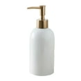 thumbnail image 3 of Abbracc Portable Hand Liquid Pump 420ml Refillable Bedroom Bathroom Kitchen Sink Ceramic White, 3 of 9