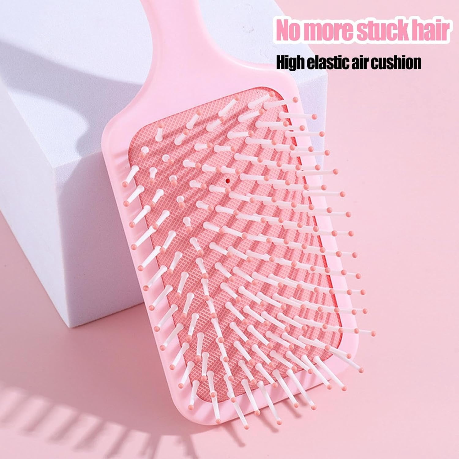 Paddle Brush - Wet Hair Brush, Soft Flexible Bristles, Comfortable Scalp Massage Comb, Detangling and Styling Tool | Perfect for Thick, Thin, Curly, Long, Short, Wet or Dry Hair, Salon and Home