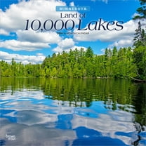 Minnesota Places | 2026 12x24" (Hanging) Wall Calendar | Plastic-Free | BrownTrout