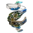 thumbnail image 4 of ZLight Knitting Ring Animal Jewelry Gifts Opening Rings Guide Crocheting DIY Daily Sewing Supplies Wedding Using Colorful NJ135 5Set, 4 of 6