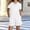 White, variant on Amidoa Girls 2 Piece Outfits Summer Clothes Short Sleeve Cute Solid Color T-Shirt and Casual With Pockets Shorts Kids Clothing Sets,White Size 11