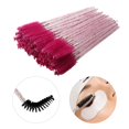 thumbnail image 2 of 50 Pcs Brosses à Cils Jetables Maquillage Extension de Cils Rouge Rose, 2 of 9