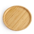 thumbnail image 1 of Round Wooden Serving Tray Tableware Stand Food Tray For Fruit Pizza 20 25 30Cm, 1 of 9