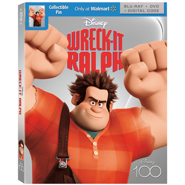 Pennenvriend terwijl voorwoord Wreck-It Ralph - Disney100 Edition Walmart Exclusive (Blu-ray + DVD +  Digital Code) - Walmart.com