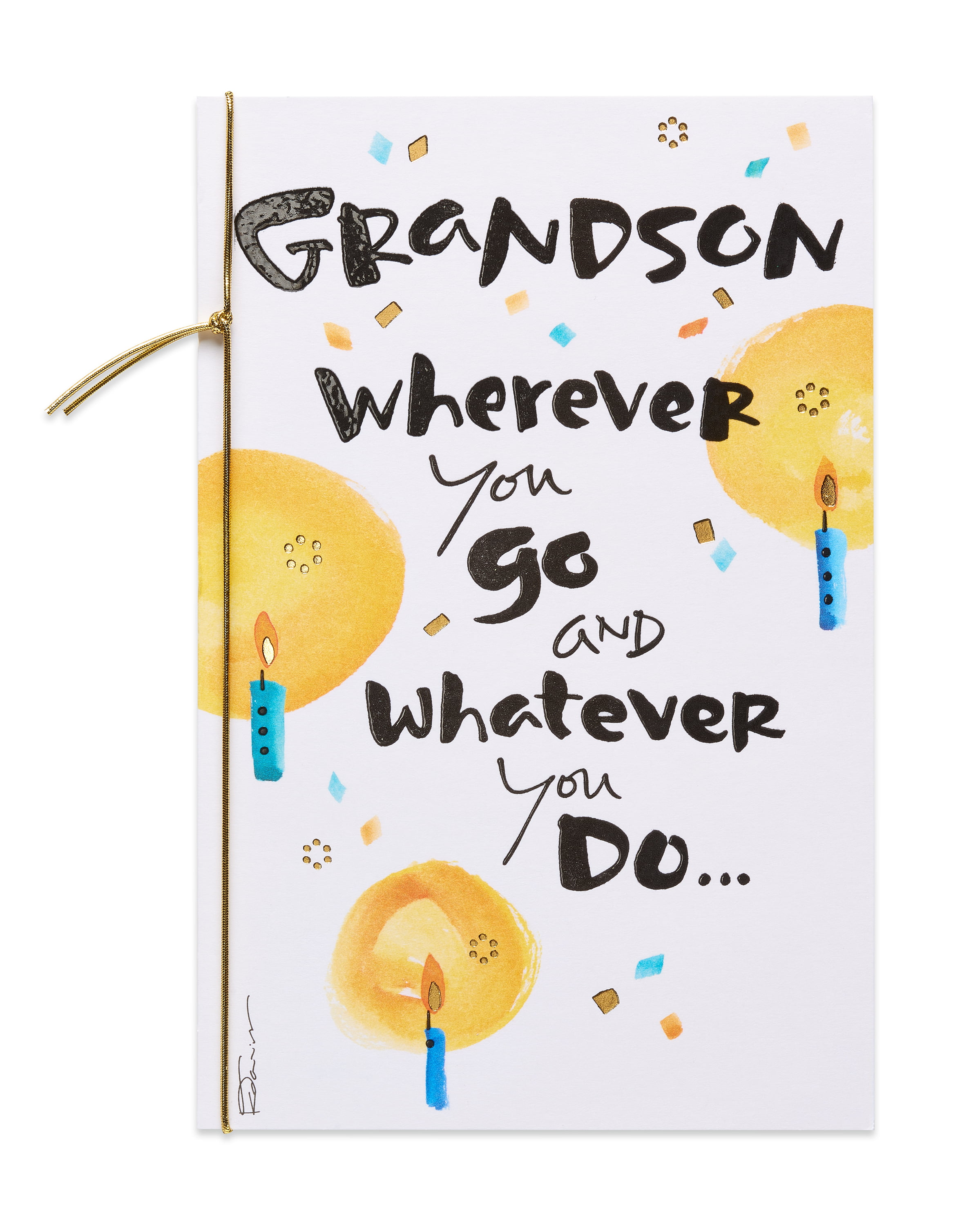 American Greetings Awesome Birthday Greeting Card for Grandson with Foil