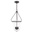 thumbnail image 3 of 50298-91-Livex Lighting-Canterbury - 4 Light Pendant-27 Inches Tall and 14 Inches Wide-Brushed Nickel Finish    -Traditional Installation, 3 of 6