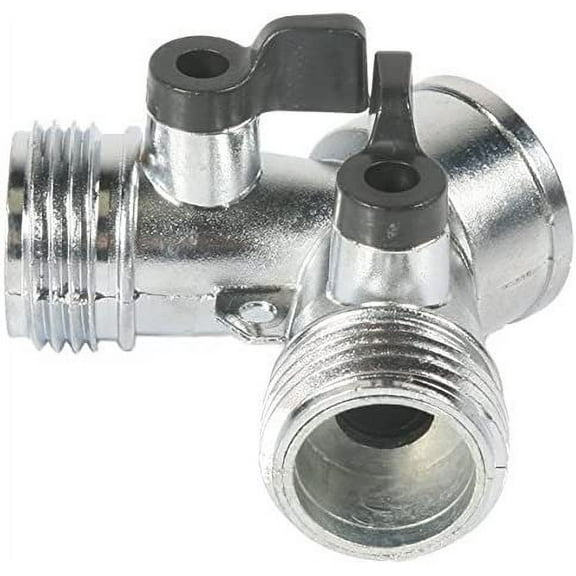Camco Y Shutoff Valve Metal - Durable Metal Construction