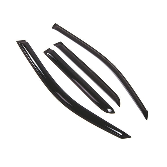 Tuningpros WD2-409 Outside Mount Window Visor Deflector Rain Guard Dark Smoke 4 Pcs Set For 2003-2009 Toyota 4Runner
