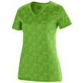 thumbnail image 2 of Augusta Sportswear S Womens Elevate Wicking Tee Lime/Black Print 1792, 2 of 2
