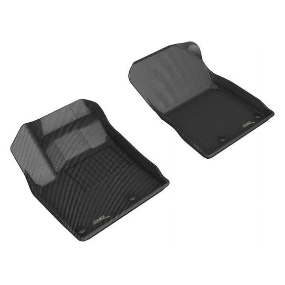 3D MAXpider Custom Fit Kagu Floor Mat (Black) Compatible with Nissan Rogue 2021-2022 - R1