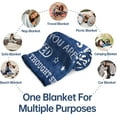 thumbnail image 6 of Get Well Soon Gifts for Men Women, Warm Hug Blanket with Inspirational Words, Feel Better After Surgery Gifts, Cancer Care Gifts for Women, Comfort Soft Healing Blanket 60"x50", Blue, 6 of 6
