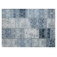 thumbnail image 2 of 2' X 3' Denim Blue Patchwork Washable Non Skid Indoor Outdoor Area Rug, 2 of 3
