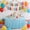 Light Blue, variant on EDHITNR Round Tablecloth Glitter Wedding Party Decoration 84 Inch for Dining Table Birthday Celebration