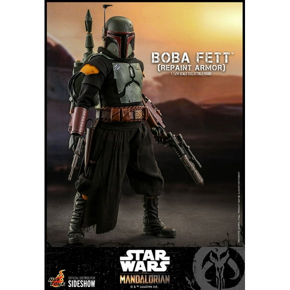 The Mandalorian 12 Inch Action Figure 1/6 Scale - Boba Fett (Repaint Armor) Hot Toys 908895
