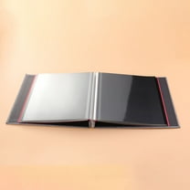 GOOHOCHY DIY Photo Albums linen Self-Adhesive Scrapbook 16-Inch Photo Album Large Capacity Handmade Creative Gifts (Grey)