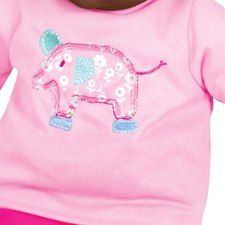 Lissi 16-Inch Interactive Baby Doll, Hot Pink Elephant photo 5