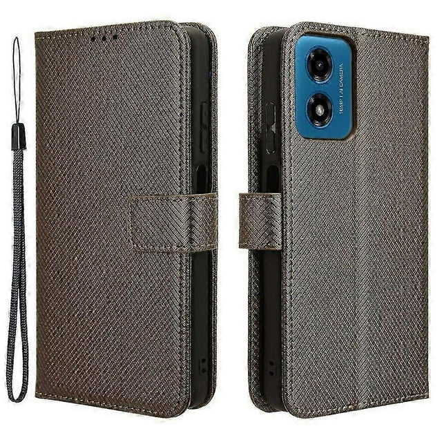 For Motorola Moto G04 4G/G04s 4G/G24 4G/G24 Power/E14 4G Magnetic Case Diamond Texture Wallet Cover