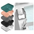 thumbnail image 3 of Silicone Soap Dish Holder Self Draining Soap Tray Bathroom Kitchen Soap Rack;, 3 of 8