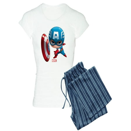

CafePress - Chibi Captain America Styli - Women s Light Pajamas
