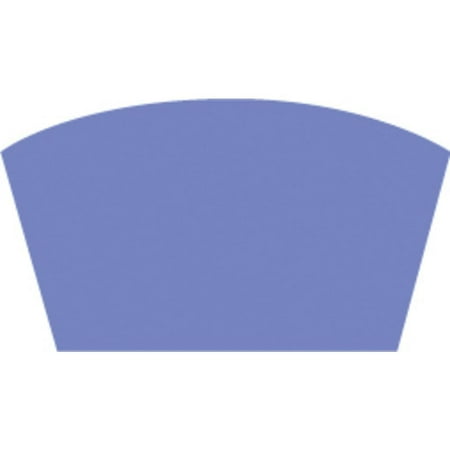 HUBERT Plastic Cling ITPurple Write-On/Wipe-Off Identifier - 3 1/4"L x 1 13/16"H