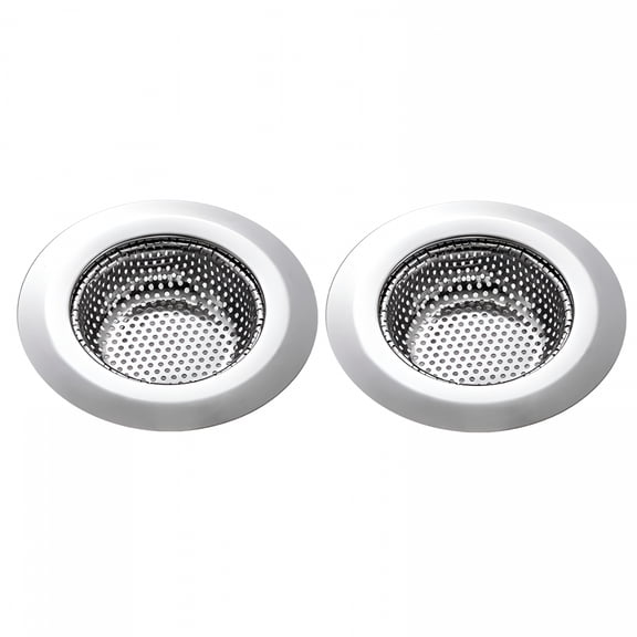 ACDANC 2 Pack Kitchen Sink Strainer Stainless Steel Drain Cover Anti Clogging Mesh Drain Strainer for Kitchen Sinks Drain,2X Sink Strainers