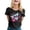 Black, variant on Womens T Shirt Crew Neck Printed Soft Knit Basic Fashion Staple Beach Vacation Essentials,Navy,2XL