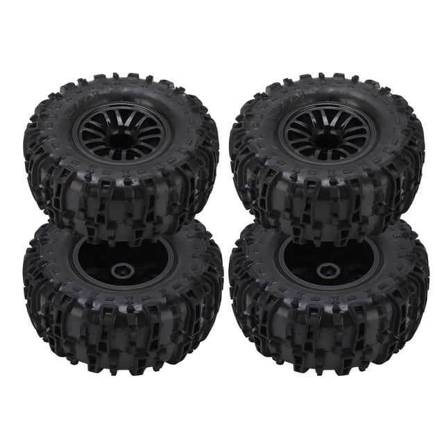 Neumáticos y ruedas RC NikouMX 4 piezas 155 mm Hex